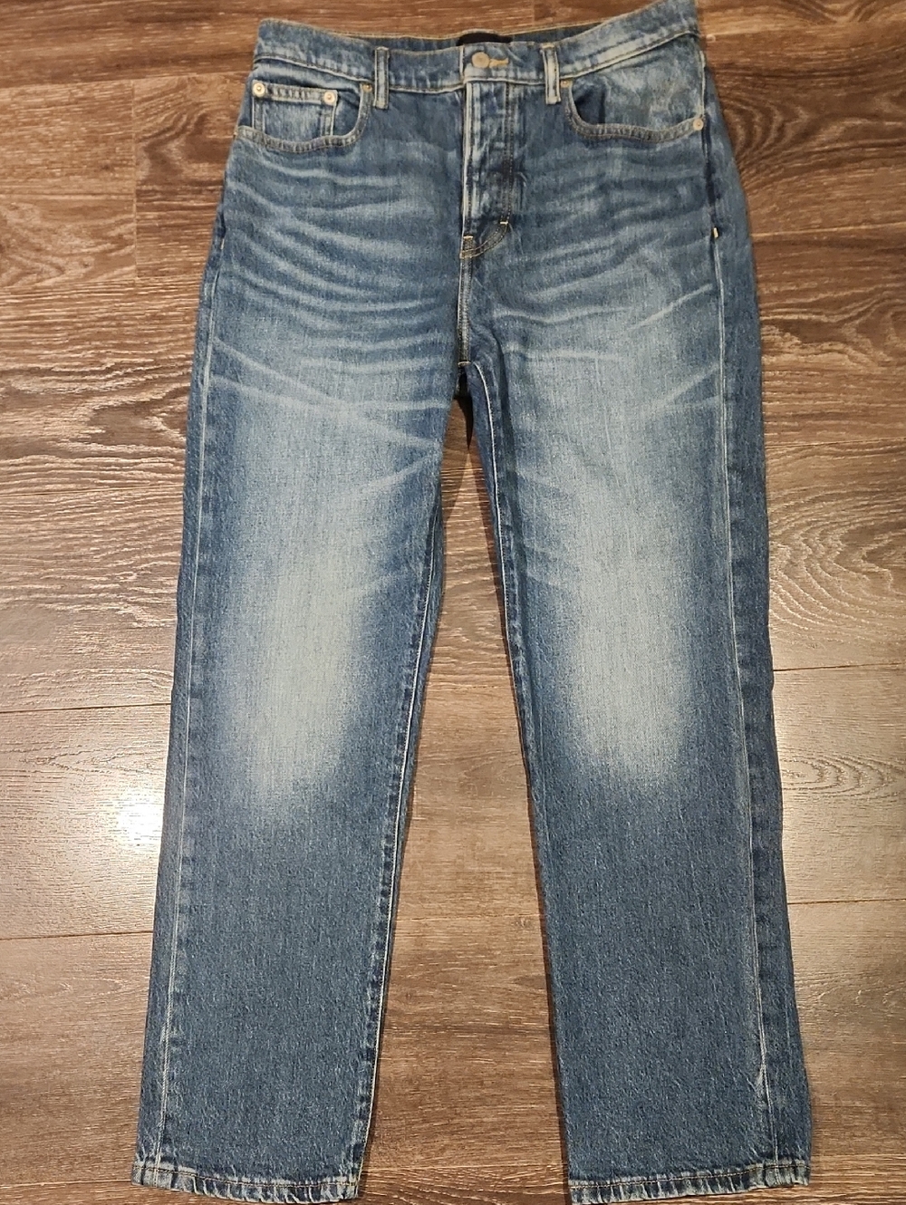 ❤️ NWOT! LUCKY BRAND 90S HIGH RISE LOOSE STRAIGHT CROP JEANS, 6 (28) - Picture 6 of 16